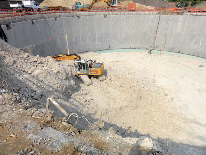 Terrassement d'un futur site industriel dans le Nord